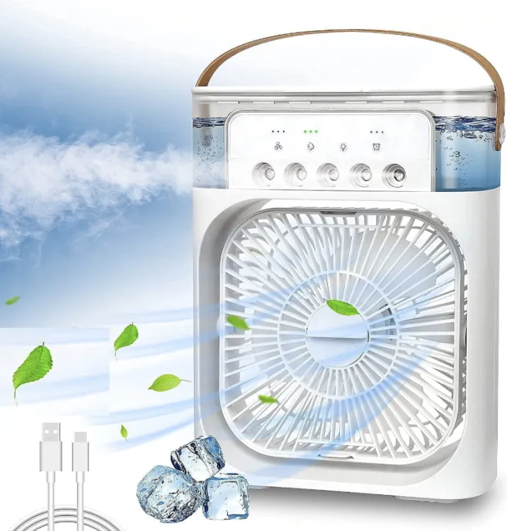 DISNIE Rechargeable Air Cooler Fan With Mist Flow